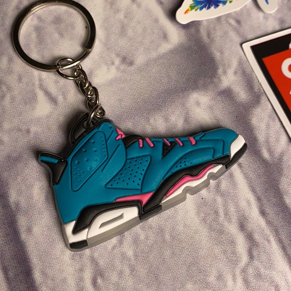 Jordan Keychain and Sticker Bundle - Picture 2 of 3